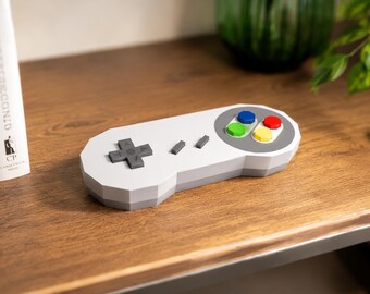 Manette de jeu Papercraft, contrôleur de jeu 3D, accessoire de réalité virtuelle (PNG, dxf, eps, pdf, jpg)