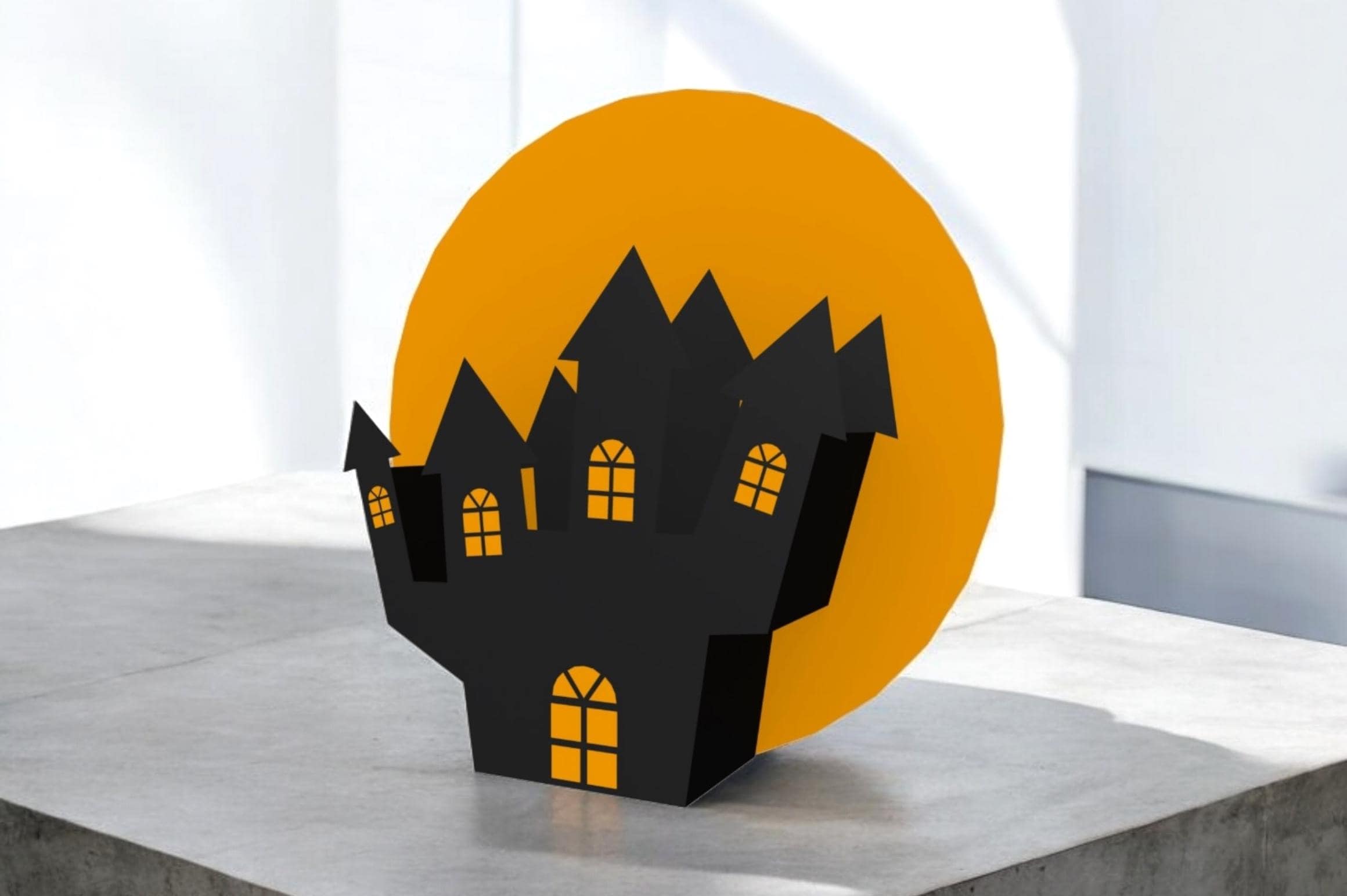 Halloween witch house favor, Halloween favor, Witch castle, Halloween house, Halloween printables, Spooky house favor, Halloween widow decor