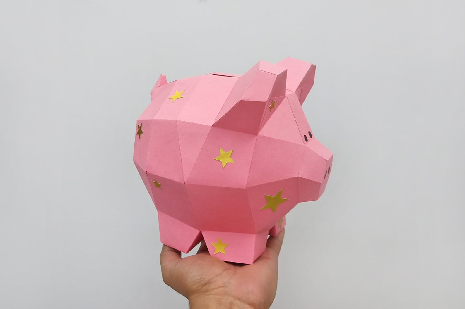 DIY Papercraft Piggy Banknursery Decorbabyshower Decordiy | Etsy