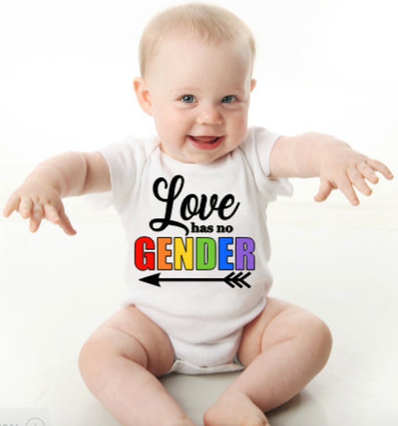 Love has no gender bib Love for all Gay Pride LGBT Baby Etsy