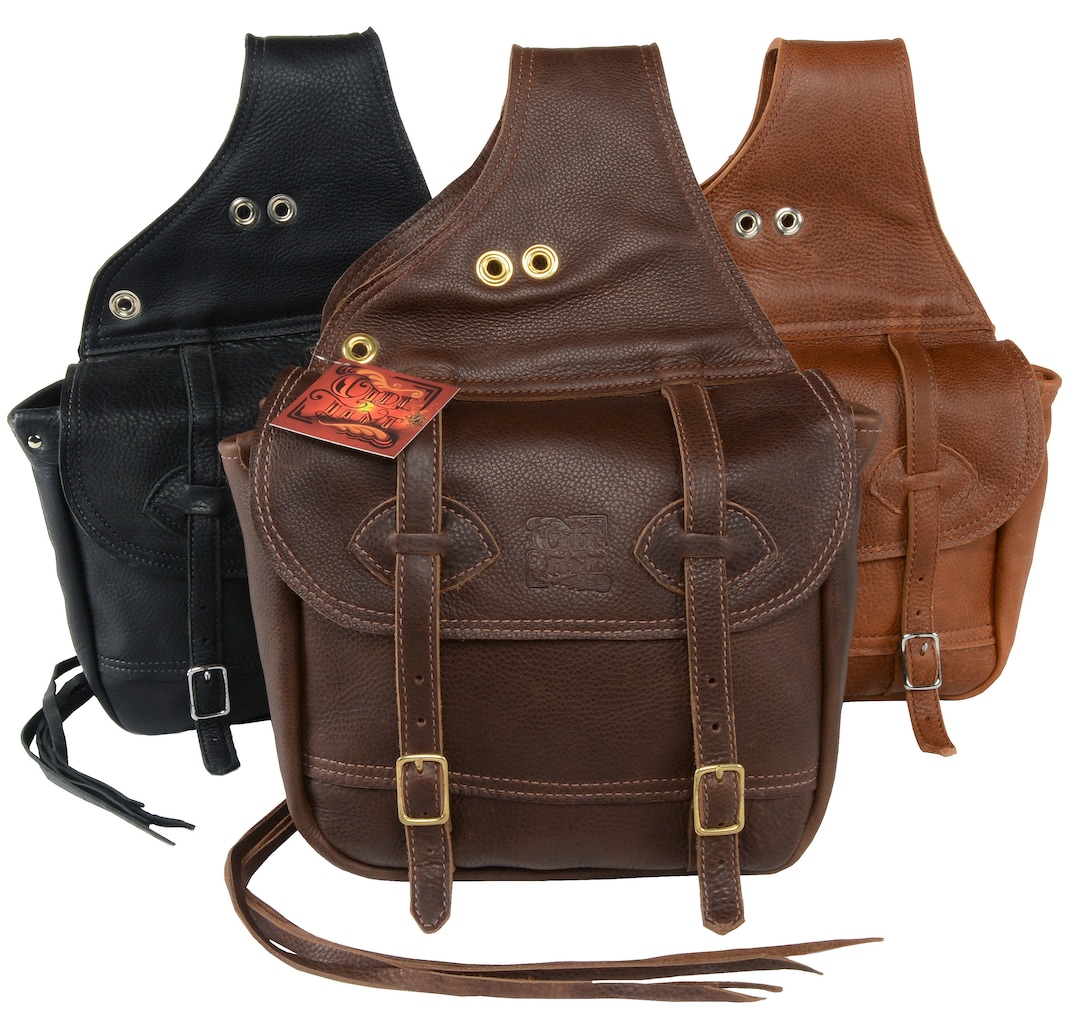 Olde Time Leather Saddle Bags™ Made in the USA - Etsy
