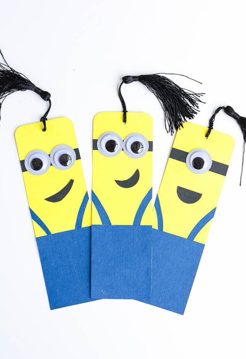 MINION Bookmarks for Who Loves READING Loves Minions Cute | Etsy