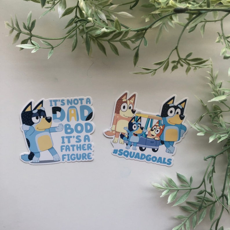 Bluey Stickers - Etsy