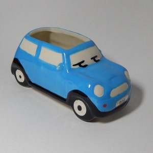 Ceramic Mini Cooper Plant Potters image 2