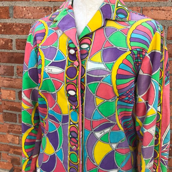 1960s Emilio Pucci Mod Jacket. Size Medium Pucci J