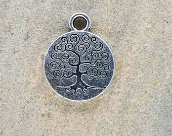 Round Tree of Life Charm (S)