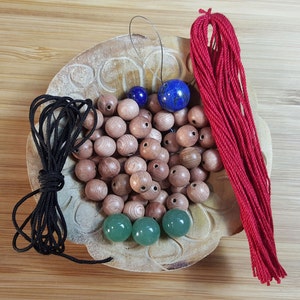 DIY Mala Kit Light Rosewood image 1