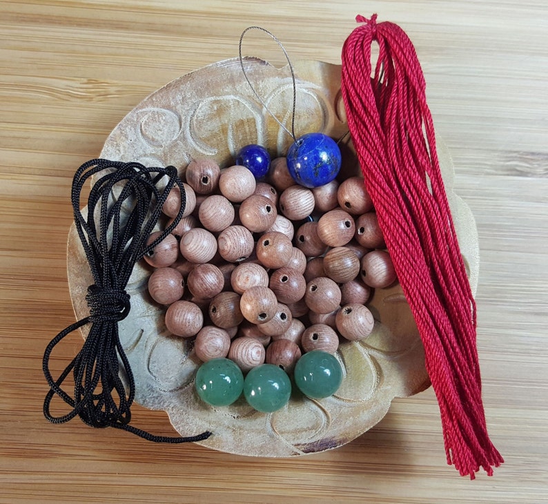 DIY Mala Kit Light Rosewood image 1