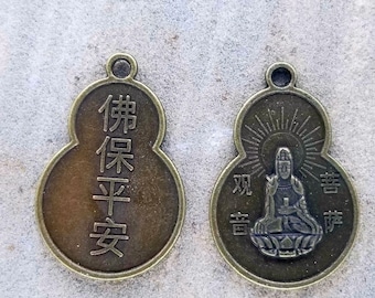 Kwan Yin Coin Charm