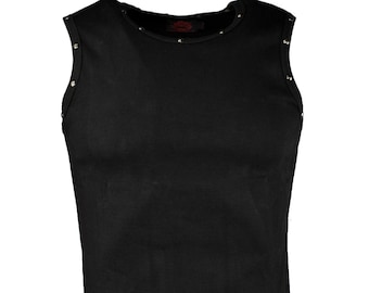 Gothic Men Tank Top with Rivets