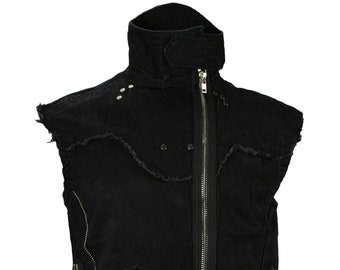 Gothic End Time Vest Black