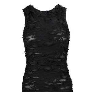 Black Shred Look Post-Apocalyptic Gothic Dress