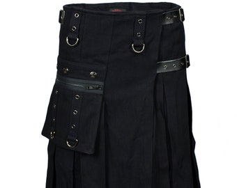 worker kilt black