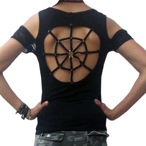 Gothic Women Shirt Webcob Back