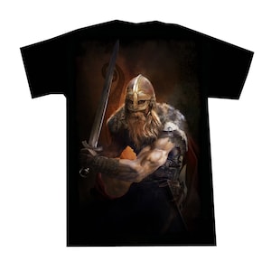 T Shirt Viking Sword Warrior