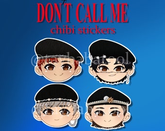 Shinee Inspired Dont Call Me Chibi Sticker Pack 4 Sticker - Etsy Canada