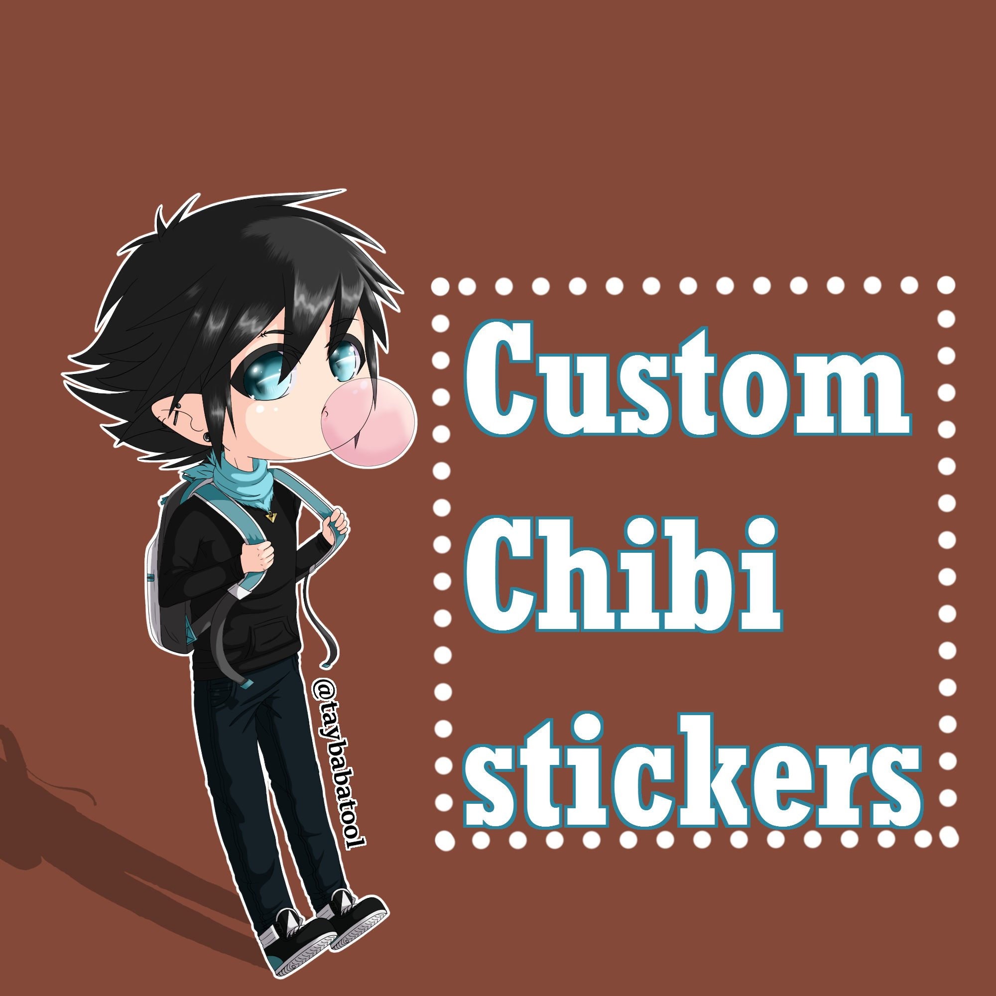 Ateez Busts Chibi Stickers