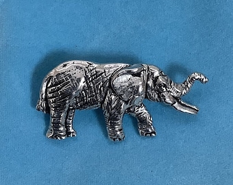 Elephant Head Metal Enamel Pin Badge Wildlife Zoo Animal Elephant Head Metal Enamel Pin Badge Wildlife Zoo Animal