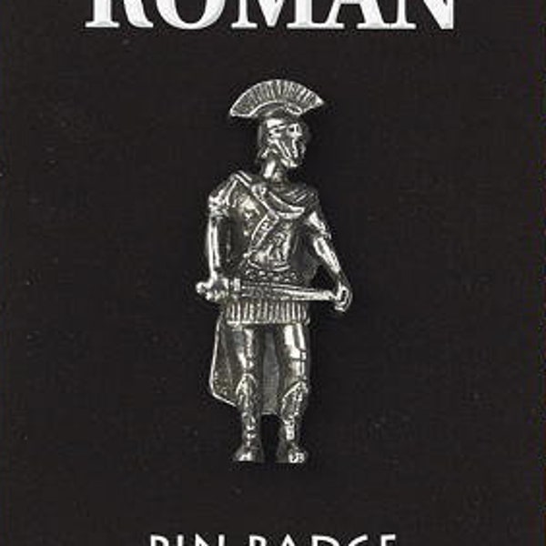 Roman Centurion Pewter Pin Badge