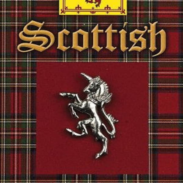 Scottish Unicorn Pewter Pin Badge