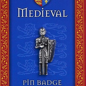 Medieval Angel Silver Pewter Lapel Pin Badge Medieval Angel Silver Pewter Lapel Pin Badge