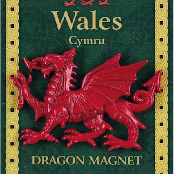 Welsh Dragon Fridge Magnet