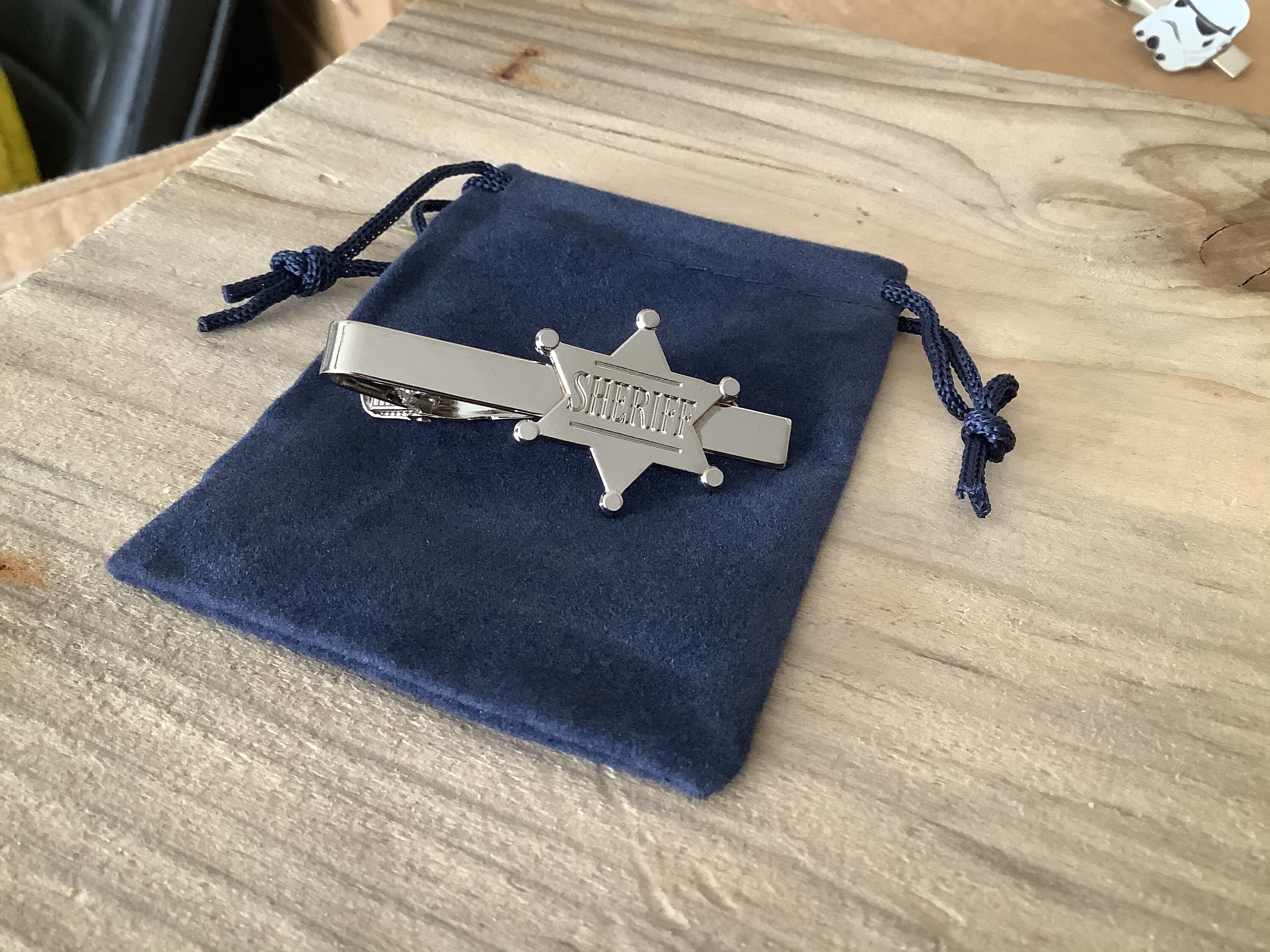 Sheriff Quality Metal Tie Clip Etsy