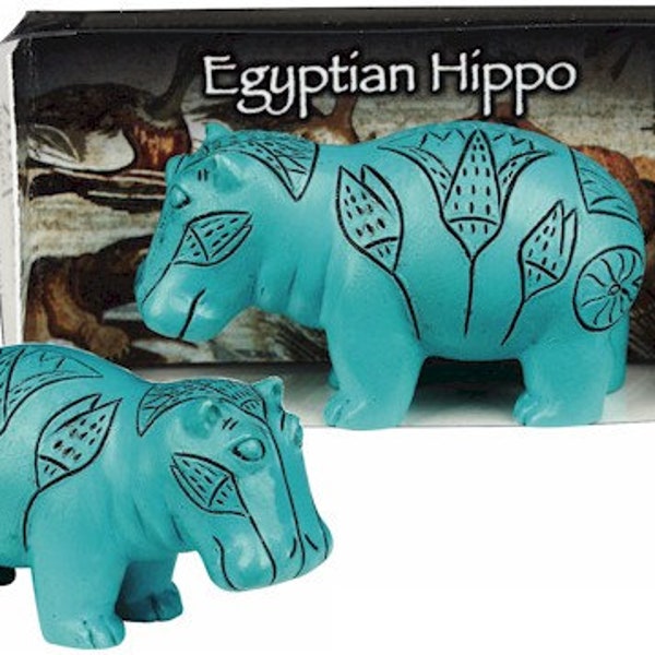 Egyptian Hippo Mini Statue