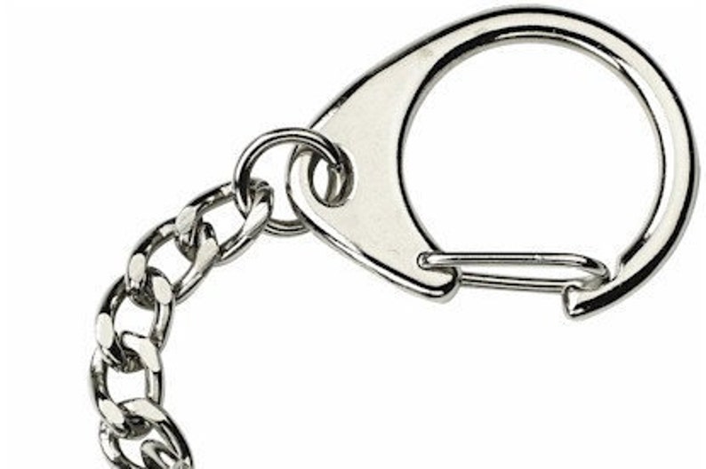 Sheep Silver Pewter Keyring