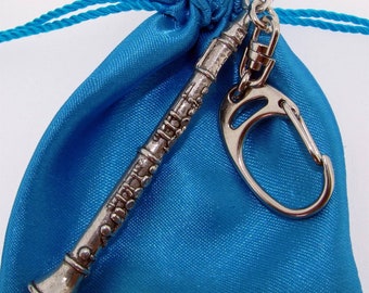 Clarinet 3D Quality Pewter Keyring