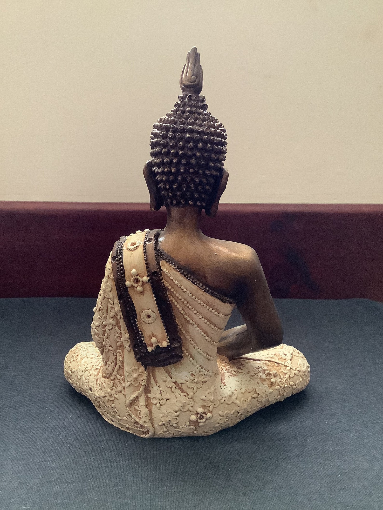 Large Meditating Thai Buddha Ornament Etsy