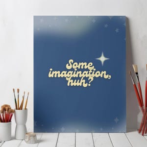 Fantasmic Some Imagination Huh Digital Print | Disney World and Disneyland Wall Art | Magical Disney Printable Poster