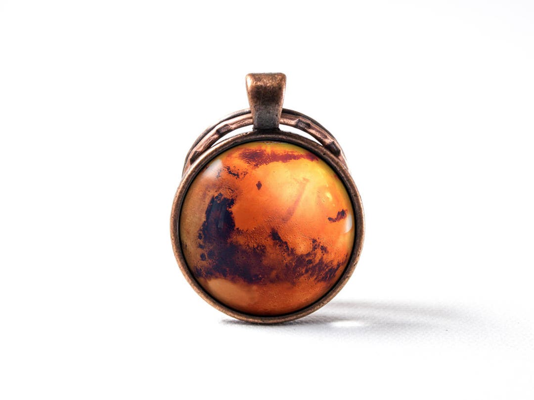 Mars Key Chain Birthday Gift Planet Keyring Mars Jewelry Space Keychain ...