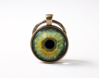 ブルーアイキーホルダー アイキーリング 人間の目キーホルダー アイ