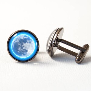Cuff links luna Wedding gift Moon cufflinks Gift for groom Wedding jewelry Moon jewellery Moon jewelry Moon cuff links Lunar cufflinks Space