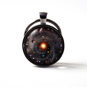 Solar System Space Necklace Planets Necklace Universe Galaxy Jewelry ...