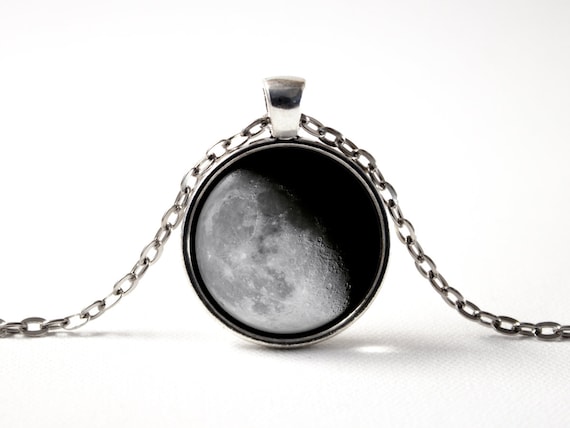 Waning gibbous hotsell moon necklace