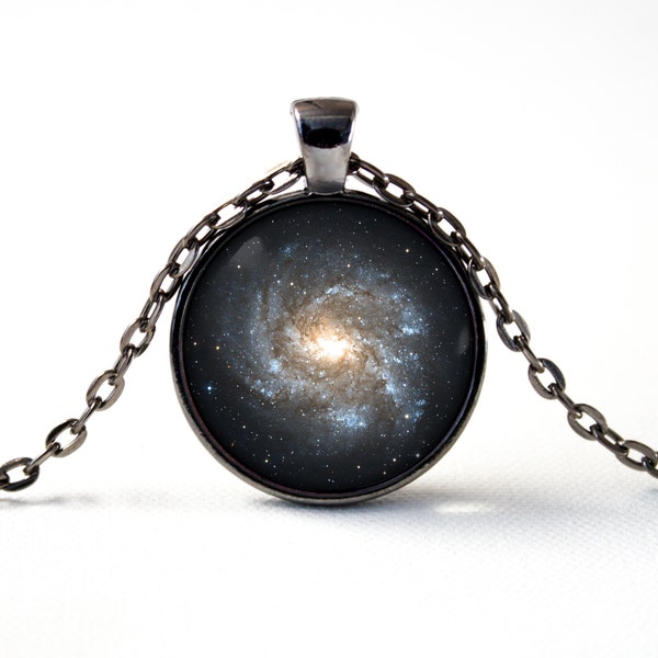 Galaxy necklace Astronomy jewelry Universe Space necklace Wife gift Gift for Mom Nebula pendant Cosmos Gift for men Birthday jewelry Stars