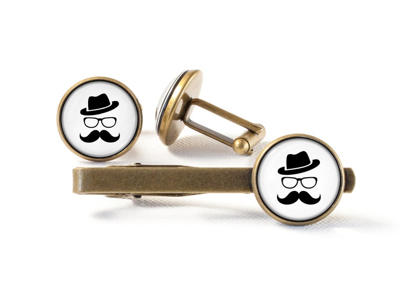 boutons de manchette pince à cravate copain cadeau hipster | etsy