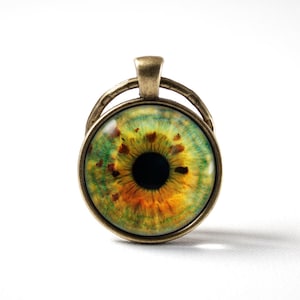 Chaveiro de joias para olhos, olhos verdes, joias de declaração de olho humano para mulheres, chaveiro, presentes para mamãe, joias para olhos, porta-chaves, olhos, pupila