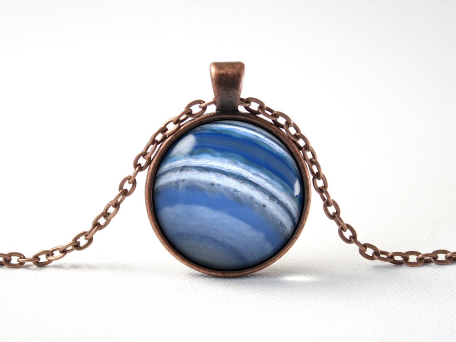 Solar System Glass Keychain Keyring Neptune Keychain Planets Glass ...