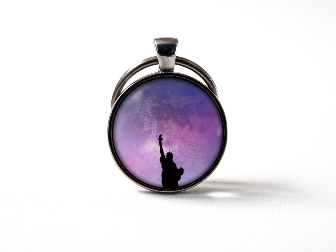 New York City Keychain NYC Key Chains US Jewelry Statue of Liberty East ...
