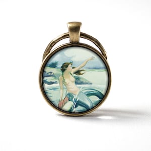 Zeemeermin cadeau meisjes sleutelhanger zeemeermin minnaar cadeau zeemeermin sleutelhanger cadeau voor haar zeemeermin sieraden sleutelhouder zeemeermin cadeaus voor Kerstmis Oceaan Zee