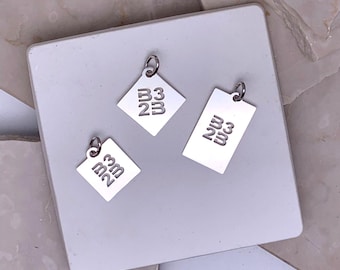 B32B - Be Free To Be - 925 silver pendant