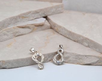 ROOTS AND FRUITS / INTERTWININGS 925 silver pendant
