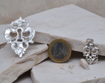 LOCK MASK pendant - 925 silver