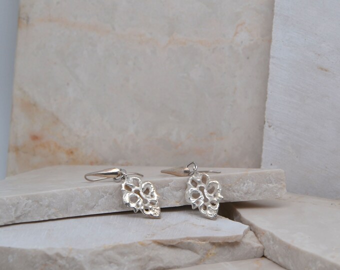 LOCK MASK earrings silver 925