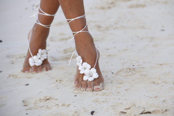 Beach wedding barefoot sale