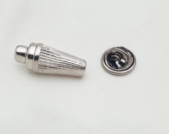 Cocktail Shaker Pin, crafted in solid 925 sterling silver, LOTTEJEWELRY