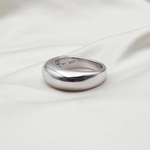 Dome chunky stackable ring, LUCIA Lottejewelry
